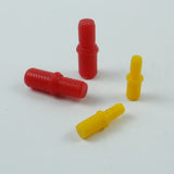 Solid double-threaded plug